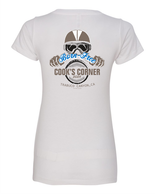 Womens V Neck Born Free '24