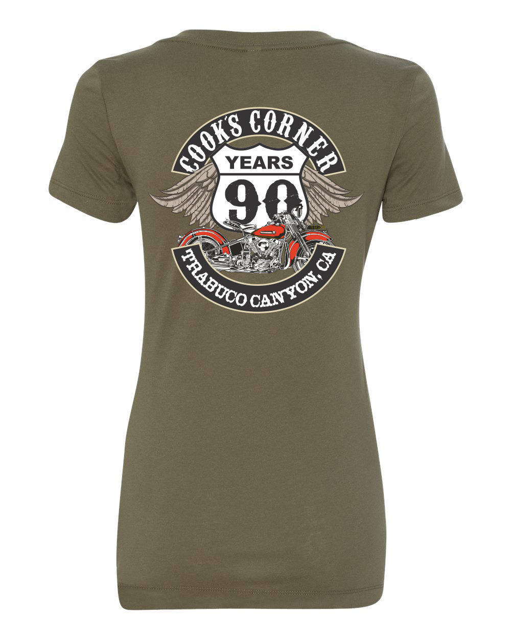 Women's V Neck 90 Design