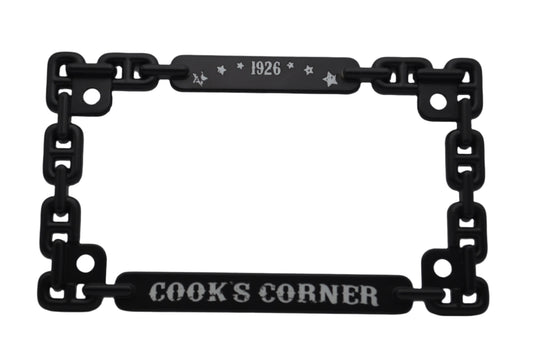 Black Motorcycle License Plate Holder