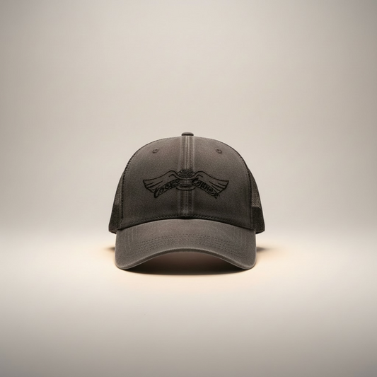 Grey Stonewash Cap